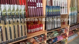 为啥在网上买的钓鱼竿都是沧州肃宁的呢？